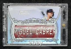 Miguel Cabrera 2021 Topps Sterling Game-used Nameplate Gu Bat Barrel #1/1