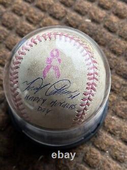 Miguel Cabrera a signé le baseball utilisé lors du match de la fête des mères MLB Auth Beckett Encapsulé