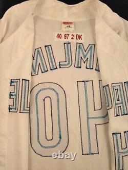 Mike Timlin 1997 Toronto Blue Jays #40 Game Used Home Jersey (avec Une Photo Signée)
