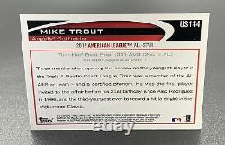 Mike Trout Sp 2012 Topps Update Series All Star Game Us144 Short Print La Angels