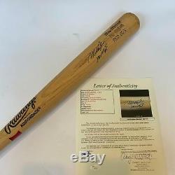 Mo Vaughn Mvp 1995 Jeu Signé Utilisé Rawlings Big Stick Baseball Bat Jsa Coa