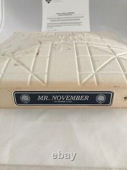 New York Yankees Derek Jeter Jeu Moments Signature De Retraite Usagés Base Steiner
