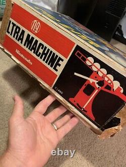 Nintendo Très Rare Ultra Machine Boxed 1960 Vintage Wow Ng Jeu Baseball