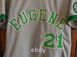Orig. 1980 Kansas City Royals Eugene Emeralds Jeu Utilisé Maillot De Baseball