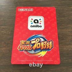 Power Pro Amiibo Card Nintendo Switch Set 5 Konami Jeu Complet De Baseball