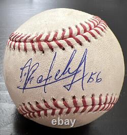 Randy Arozarena a signé un jeu utilisé de la MLB & une balle d'authentification Beckett. Premier match de lancement de Ray's HR.