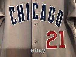 Rare Sammy Sosa Chicago Cubs Jeu Utilisé Route Baseball Jersey