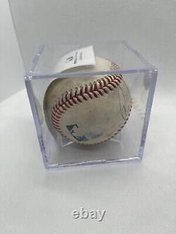 Ronel Blanco Astros de Houston Jeu Utilisé Signé Autographié Baseball 6/7/23 +vidéo