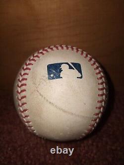 SPENCER STRIDER 99.6mph (9ème manche de carrière lancée) Balle utilisée lors du match de la MLB du 17/04/22