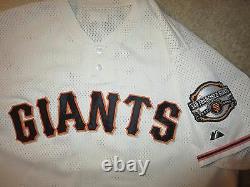 San Francisco Giants #31 Mlb Worn Used 2000 Majestic Baseball Jersey 46