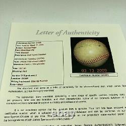 Satchel Paige Signed 1930's Negro League Game Used Official Baseball Jsa Coa