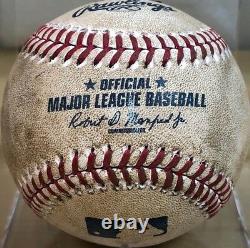 Sean Manaea Pitched Game-used Baseball De Mlb Debut 29/04/2016 Athletics A's