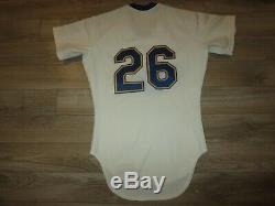 Seattle Mariners 1983 Mlb Baseball Jeu Utilisé Worn Rawlings Jersey 40