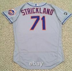 Strickland Taille 48 #71 2020 New York Mets Jeu Utilisé Jersey Route Seaver 41 Mlb