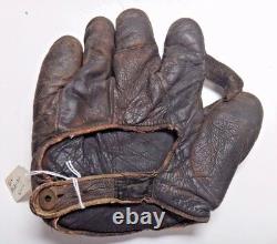 Super Rare VIC Aldridge Jeu Utilisé 1925 World Series Baseball Glove
