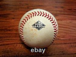 Tommy Pham Rays 2019 Alds Jeu 1 Jeu Utilisé Single Baseball 10/4 Vs Astros Hit #4