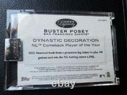Topps Dynasty Buster Posey /5 San Francisco Giants Scelled Game-used Ssp