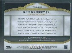 Topps Tier One 2013 Ken Griffey Jr Jeu Utilisé Relic Auto 40/99 Mariners #toar-kgj