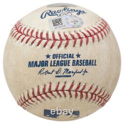 Toronto Blue Jays contre les New York Yankees 02 mai 2017 Balle de baseball utilisée lors du match MLB Holo