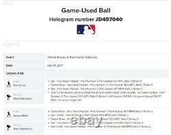Trea Turner Double Career Hit #215 Mlb Game Used Baseball Nationals 9/14/2017 
 
<br/>
La double carrière de Trea Turner Hit #215 Mlb Game Used Baseball Nationals 9/14/2017