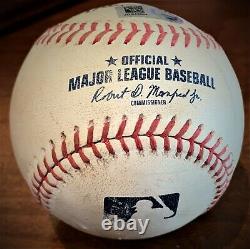 Walker Buehler Dodgers Signé Autographié Jeu Utilisé Gu 2019 Baseball Deux Grèves
