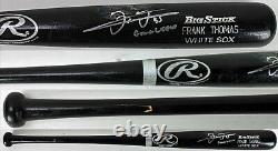 White Sox Frank Thomas Signé 2002 Jeu Utilisé Rawlings Baseball Bat Psa / Dna Gu8