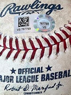 Xander Bogaerts Game-used +fielded Baseball Red Sox Ss Enregistrement 1094e Game 6/3/22