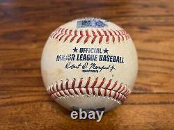 Yuli Gurriel Astros Jeu Utilisé Baseball Single 7/6/2021 Al Batting Champ Hit #657